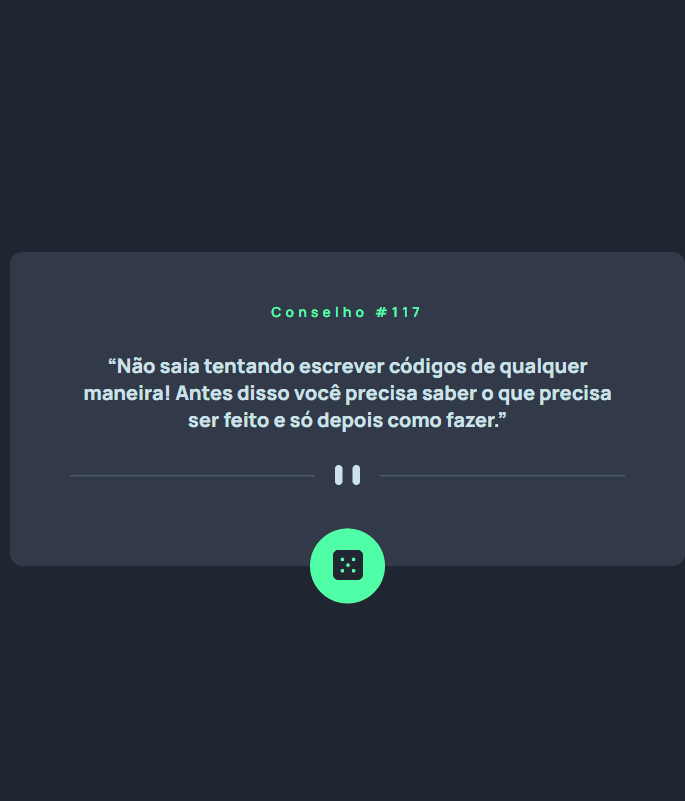 App de conselhos